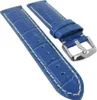 Eulit Guinea Chrono Uhrenarmband | Leder, blau in Produktbild-Vorschau 2