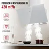 LEVIVO Cappa aspirante senza cornice A+++ da 60 cm per Anteprima dell’immagine prodotto 2