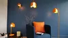 Corolle-Lampe, Stahl, orange, H. 40 cm, G9 Produktbild-Vorschau 4