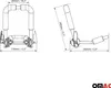 Menabo porta kayak porta canoa porta barca auto porta kayak Anteprima dell’immagine prodotto 4