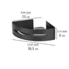 WENKO Turbo-Loc® Eckablage Mod. Bivio Black matt, aus Produktbild-Vorschau 5