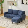 Narożna sofa Merax w kształcie litery L z leżanką, Podgląd zdjęcia produktu 4