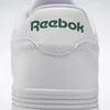 Close-up of the heel of a white Reebok shoe with the green Reebok logo visible. Produktbild-Vorschau