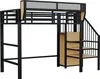 Merax Etagenbett Hochbett 90x200cm mit Sicherheitsleiter, Produktbild-Vorschau 7