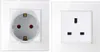Intirilife 4x adattatore per presa di corrente in BIANCO - Anteprima dell’immagine prodotto 9