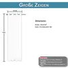 2 Stück Vorhänge Weiß Bestickt Rankenmuster Voile Vorhang Produktbild-Vorschau 11