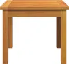 A wooden side table is shown against a white background. Voir les images du produit