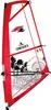F2  Windsurf Segel Checker Kid Komplett Rigg  3,5 qm Rot Produktbild-Vorschau 1