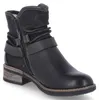 Rieker  Damenschuhe Stiefeletten Reißverschluss Schwarz Productafbeelding-voorbeeld 7
