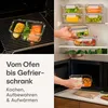 Meal Prep Boxen Glas 2 Fächer - 2er Set Glass Meal Prep Produktbild-Vorschau 4