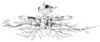 Globo Lighting Plafonnier en métal chromé, 5x E14 Voir les images du produit 2