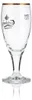6x Carlsberg Glas 0,2l Pokal Tulpe Goldrand Pilsener Produktbild-Vorschau 3
