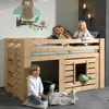 Vipack Hüttenbett, 90 x 200 cm, Ausf. Kiefer Farbe Oak Produktbild-Vorschau 5