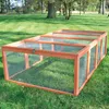 zooprinz Auslaufgehege Rabbit Run | Braun | 100x48x181cm Produktbild-Vorschau 1