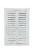 Wandspiegel a. Holz m. Fensterläden Shabby Antikweiß 60 x Produktbild-Vorschau 4