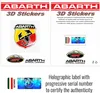 Abarth 3D Aufkleber Offizielle Schild, Größe 50 mm Produktbild-Vorschau 4