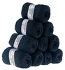 10 x 50g Strickgarn TEREZKA 100% Baumwolle, nachtblau Produktbild-Vorschau