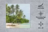 MuchoWow® Mauspad Mousepad Palmen - Strand - Sommer - Produktbild-Vorschau 2