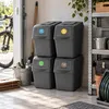 Sada 4 odpadkových košů SORTIBOX II - objem: 4x25 l, barva: Voir les images du produit 7