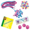 Perlenarmband-Set | 3 Schnüre+Verschlüsse+Perlen+Sticker | Voir les images du produit 3