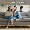 Qoltec WiFi antenna 2.4 2.5GHz 5.1 5.8GHz,5dBi,indoor Podgląd zdjęcia produktu 6