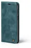 A teal flip case for a smartphone, shown from the side. Produktbild-Vorschau