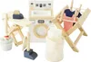 Le Toy Van Puppenhaus Holz Waschküche Set -100% Spielzeug Produktbild-Vorschau 4