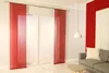 2x záclona 225x57cm posuvná záclona priehľadná panelová Náhľad obrázku produktu 6