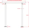 LZQ 200cm Treppengeländer Edelstahl Handlauf Geländer für Produktbild-Vorschau 2