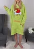 Grinch zelená uni mikina, župan, deka s kapucí, snuddie Náhled obrázku produktu 3