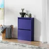 Carrello porta scarpe 'Sokndal' con 2 sportelli in metallo Anteprima dell’immagine prodotto 2