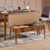 Skye Decor, Vina Bank Soho, Walnut, Sitzbänke, Bank, Produktbild-Vorschau 2