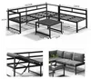 Aluminium Lounge Ecksofa Anthrazit mit Liegefunktion & Produktbild-Vorschau 7