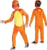 Two children wearing Charmander costumes, one facing forward and one facing backward. Anteprima dell’immagine prodotto