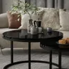 Runder Couchtisch CIRI 2in1 Hochglanz Produktbild-Vorschau 4