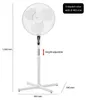 Wentylator stojący CLATRONIC VL 3603 S, Ø 40 cm, biały, 3 Podgląd zdjęcia produktu 8