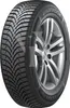 A close-up studio shot of a Hankook Winter I*Cept Rs2 tire mounted on a silver alloy wheel. Produktbild-Vorschau