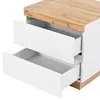 okwish Comodino, comodino con 2 cassetti, comodino, spazio Anteprima dell’immagine prodotto 8