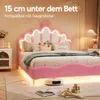 Letto imbottito INONEFT, dimensioni 140x200 cm, letto a Anteprima dell’immagine prodotto 10