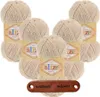 5 x ALIZE Softy 310 Honey mit Label Produktbild-Vorschau 1