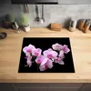 KitchenYeah© Herdabdeckplatte Orchidee - Blumen - Rosa - Produktbild-Vorschau 2