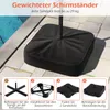 COSTWAY Podwójny parasol ogrodowy 400 x 200 cm ze stojakiem Podgląd zdjęcia produktu 7