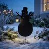 abc HOME | Gartenstecker Schneemann mit Laterne | LED | Produktbild-Vorschau 1
