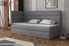 MR GROUP Boxspringbett LUGO 100x200cm links hellgrau Produktbild-Vorschau 1