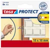 tesa Protect Schutzpuffer quadratisch 10 x 10mm weiß    Voir les images du produit 1