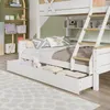 Hochbett mit Windmühlen-Design und Regalen, Kinderbett mit Produktbild-Vorschau 3