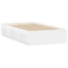 vidaXL Cadre de lit blanc 100x200 cm Voir les images du produit 9