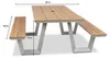 Picknicktisch Coffee Bay | Champagner | Aluminium & Tecon Produktbild-Vorschau 3