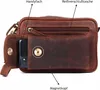 Leder Handgelenktasche Reise Handtasche kleine Produktbild-Vorschau 4