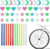 Réflecteurs colorés pour rayons de vélo, enfants. Voir les images du produit 1